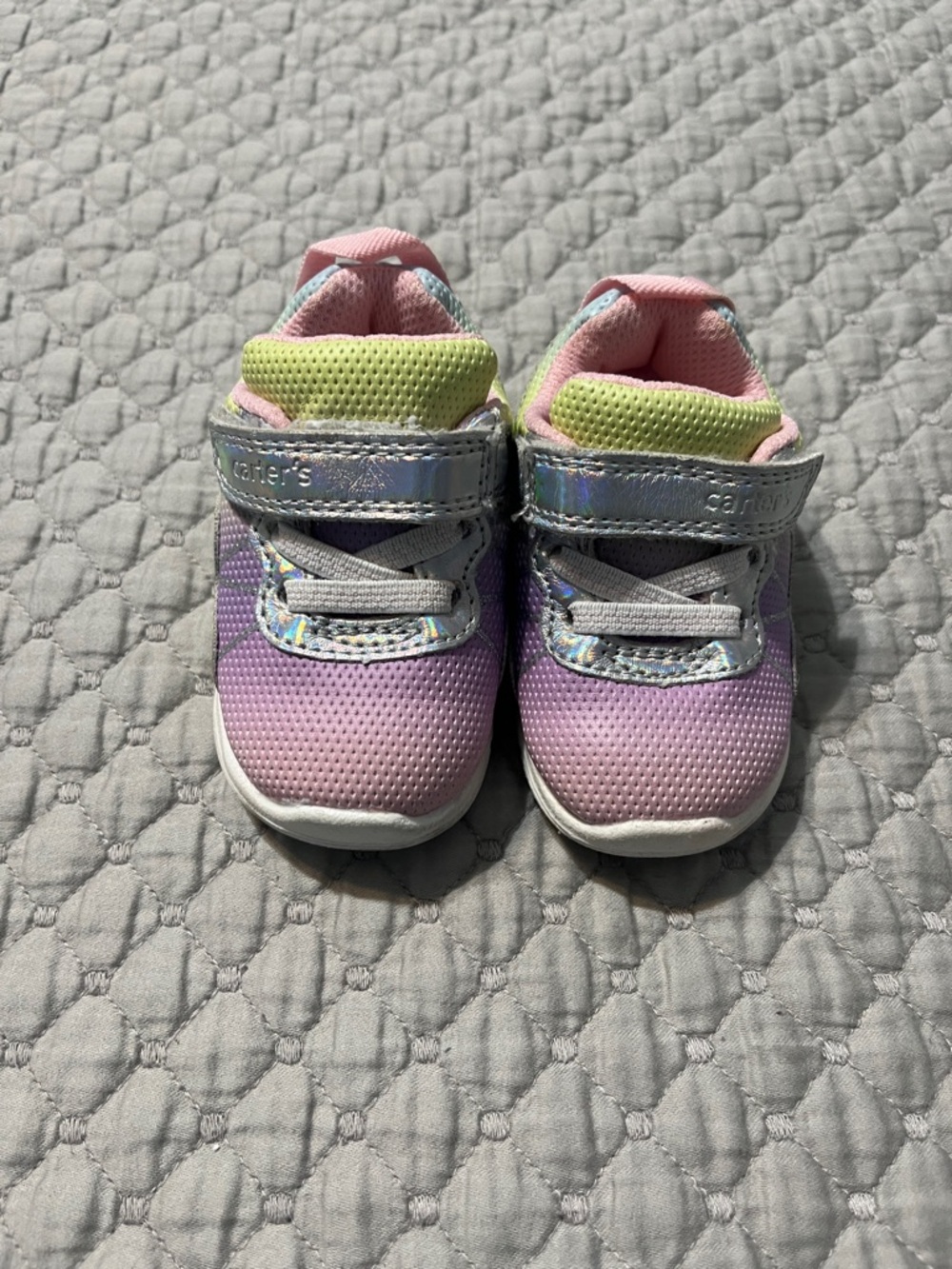 Carter's Lavender, Pink & Lime Toddler Athletic Sneakers